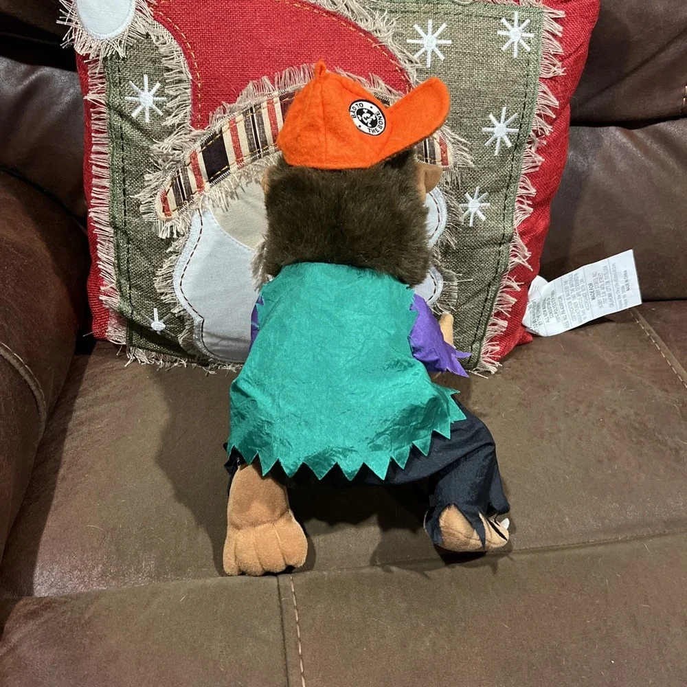 Halloween Werewolf Nylon Plush Monster Bash Bad To The Bone Gibson Greeting 1997